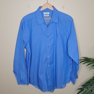 Calvin Klein | Slim Fit Blue Button Down Shirt